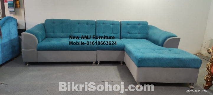 L shape sofa set